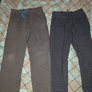 Kids Gray and Blue Jogger Pants